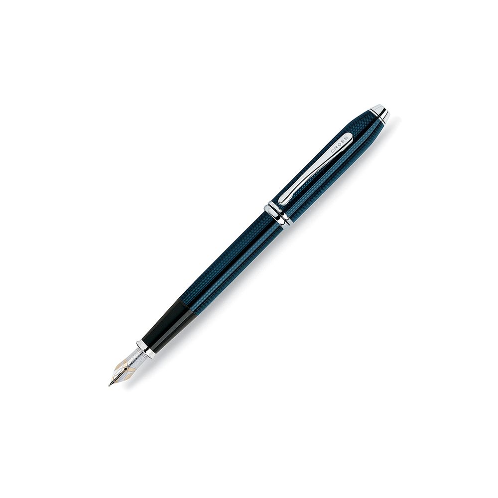 Cross Townsend Quartz Blue перо F 18K (696-1FD)