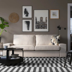 Диван 3-местный - IKEA KIVIK/КИВИК ИКЕА, бежевый