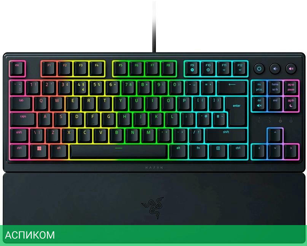 Клавиатура Razer Ornata V3 Tenkeyless черный (RZ03-04881600-R3R1)