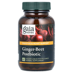 Gaia Herbs, постбиотик из свеклы с имбирем, 60 веганских капсул с фитокапсулами