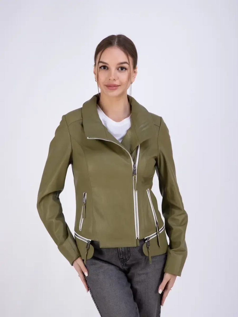 Куртка женская из натуральной кожи