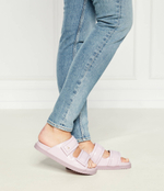 Кожаные шлепанцы Patrizia Pepe - лавандовый(8X0001 L057)