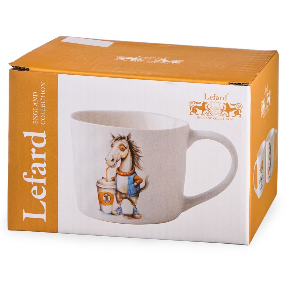 КРУЖКА LEFARD "CRAZY COFFEE" 380МЛ