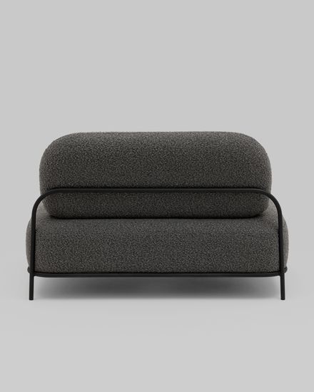 Диван Стоун new ткань букле тёмно-серый