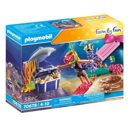 Подарочный набор Playmobil Scuba Diver Treasure Hunter 70678