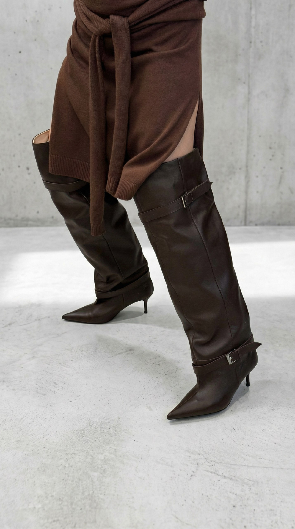 Сапоги с широким голенищем WISPER