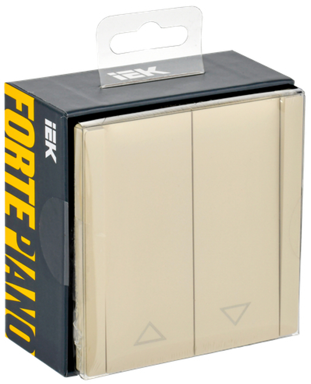 FORTE&PIANO Выключатель жалюзи 10А FP411 ваниль IEK