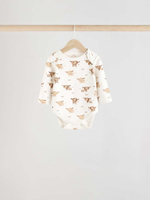 Боди с длинным рукавом для малышей Next E57-304, 3 шт., Бежевый