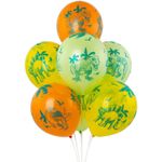 Шар (12"/30 см) Шелкография Динозавры, 5 ст 25 шт.
