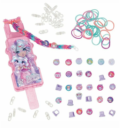 Детский игровой набор для творчества Плетение браслетов с шармами, серия Space, марка Nebulous Stars