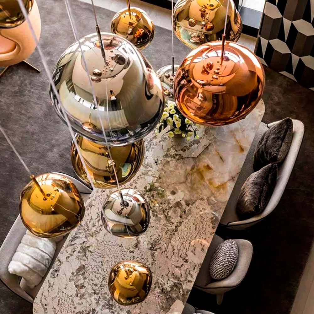 Подвесной Светильник Tom Dixon Melt Pendant Silver D28 By Imperiumloft