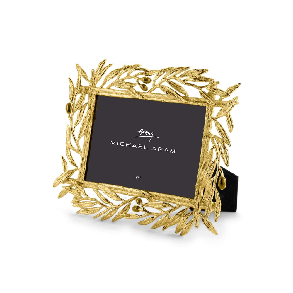 Рамка для фото 25х20см Michael Aram Золотая оливковая ветвь