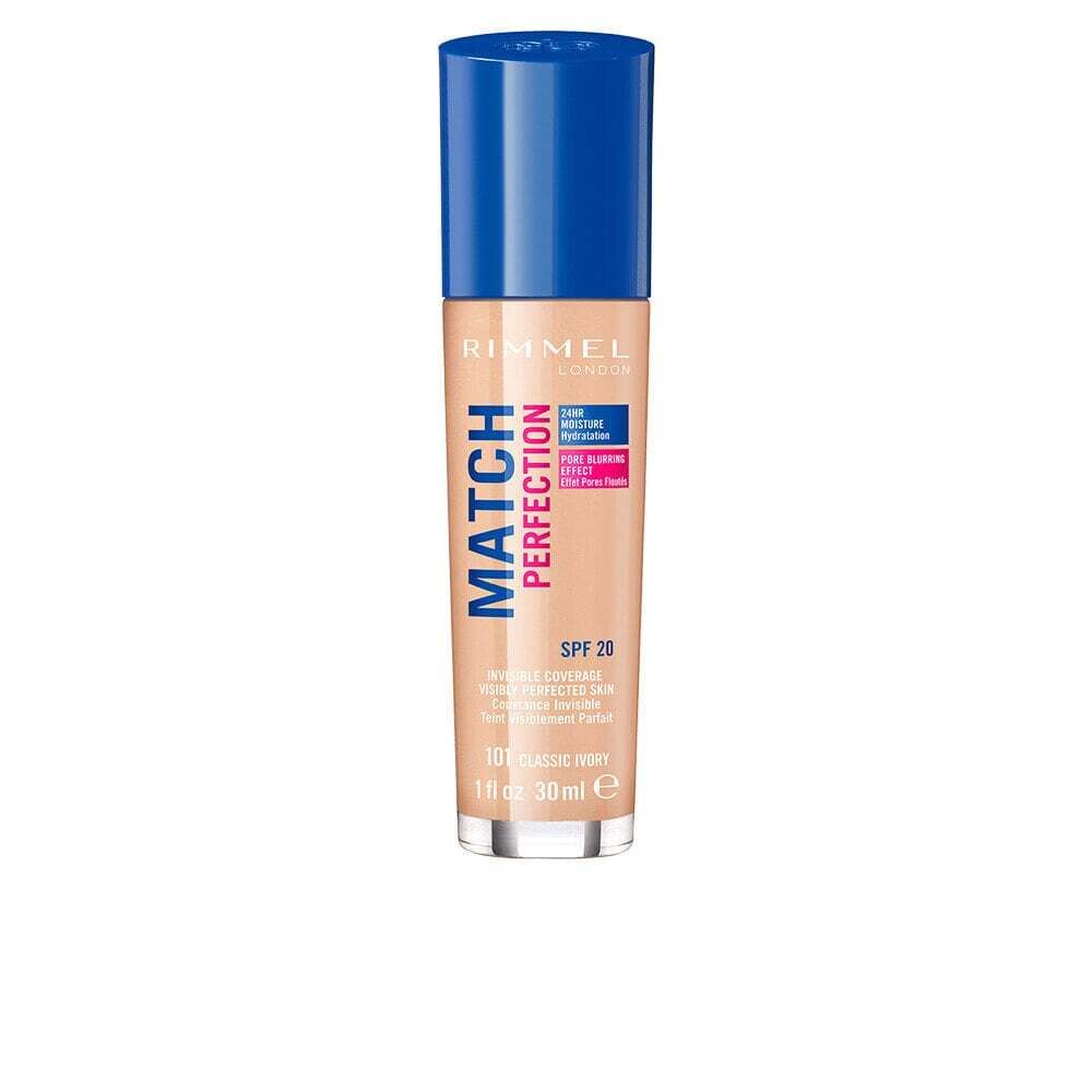 Rimmel Match Perfection Тональный крем с эффектом мягкого фокуса #101-Classic Ivory 30 мл