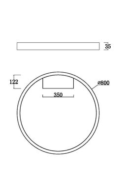Светильник светодиодный потолочный Maytoni Rim MOD058CL-L50W3K