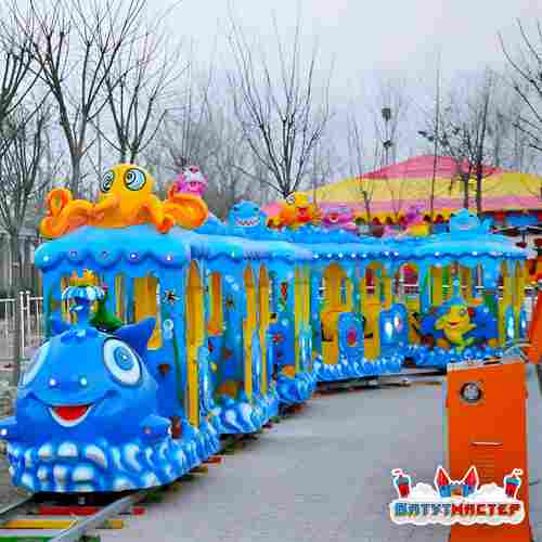 Рельсовый паровозик «Капитан Кит», 5 кабинок, 10 мест