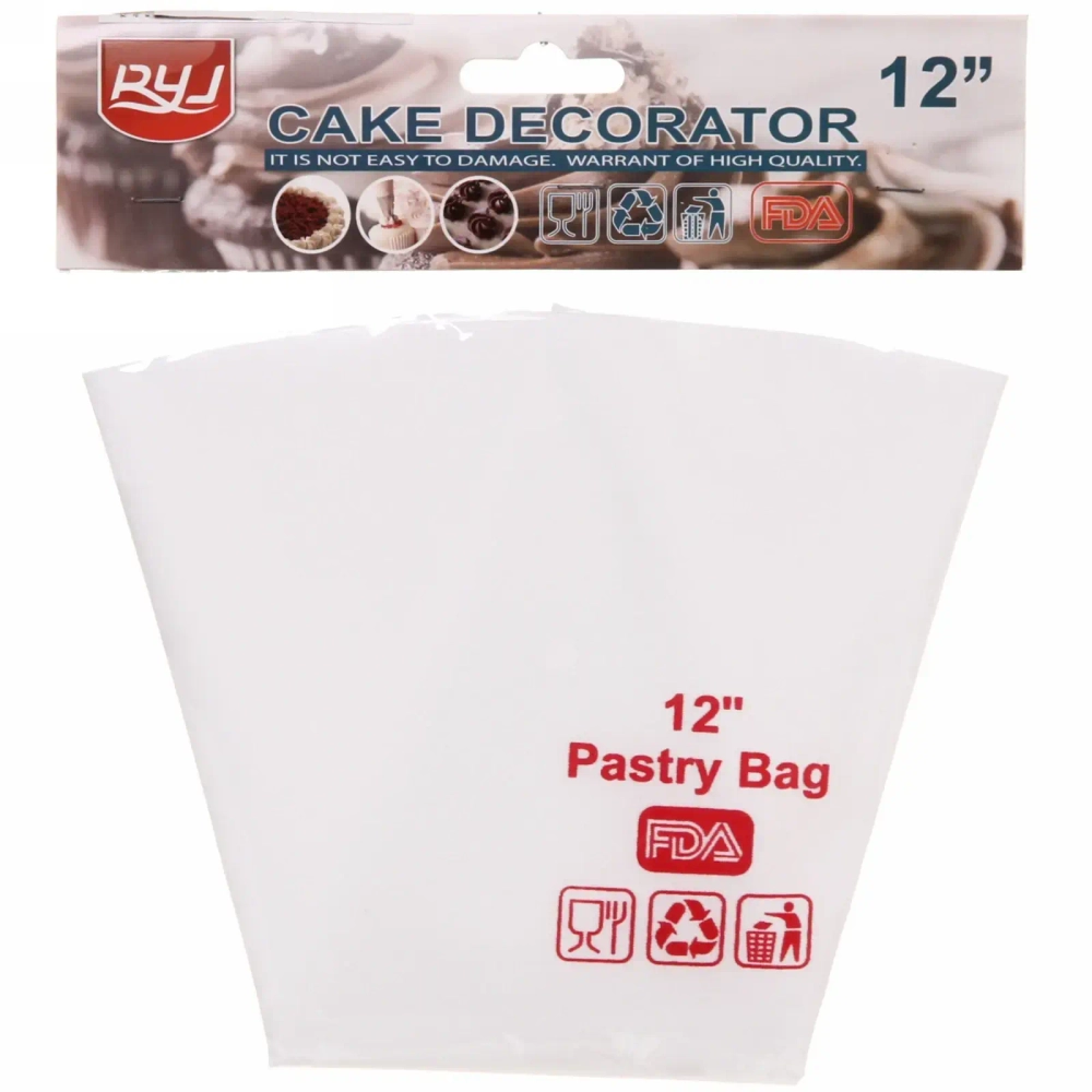 Кондитерский мешок 17*30см белый