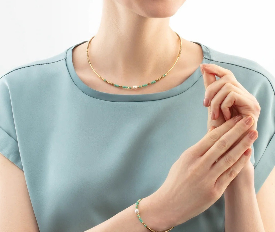 Колье Coeur de Lion Mint Green 4358/10-0522