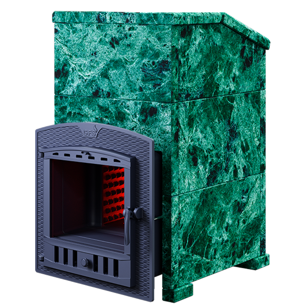 Чугунная печь для бани Комплект GFS ЗК 18 (П2) Президент 830/40 Змеевик