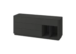 Тумба Tammi 4 ящика 2 полки ширина 180 см (черный)