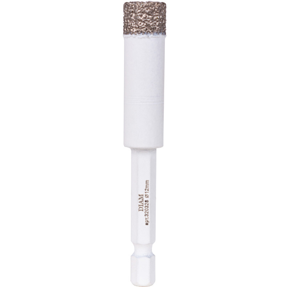 Сверло алмазное DIAM HEX-E Extra Line V-TECH 12x35x1/4 по керамике   320328