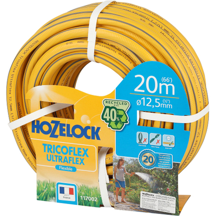 Шланг для полива HoZelock 117002 ПВХ армированный TRICOFLEX ULTRAFLEX 12,5 мм 20 м