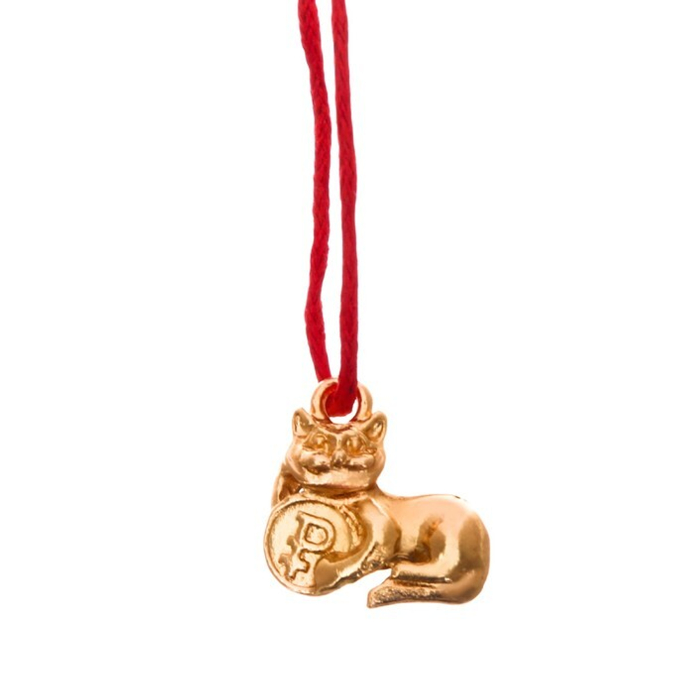 Кошельковая фигурка "Кот-деньжатник"