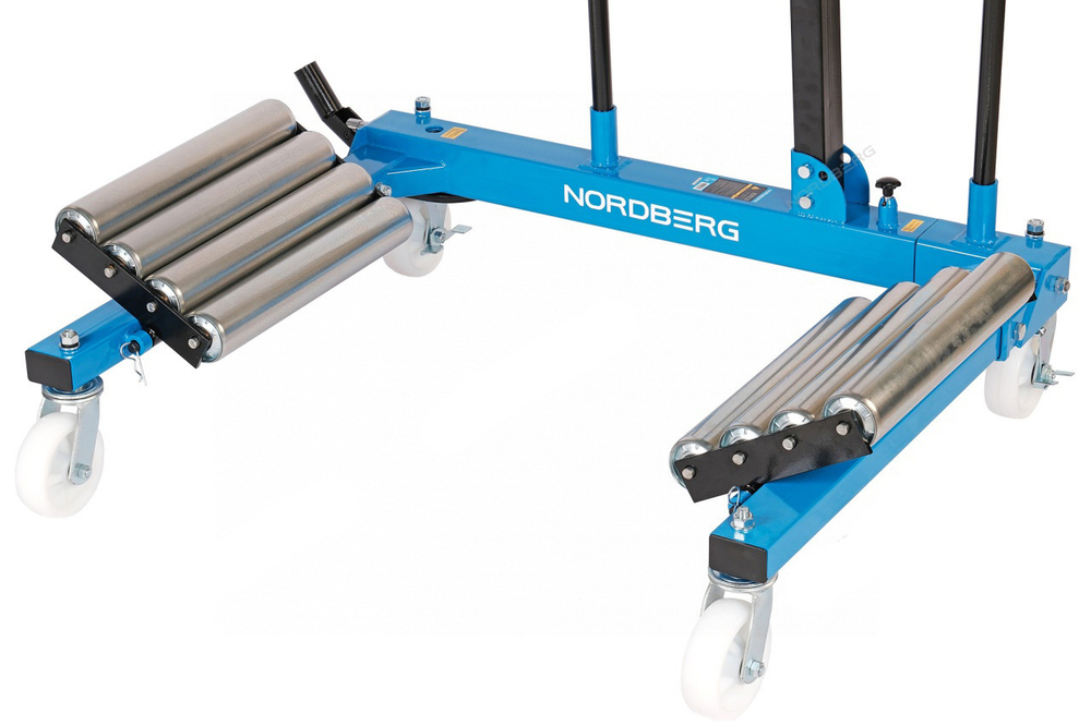 NORDBERG (N39010) Тележка для транспортировки грузовых колес, г/п 1.5 т, гидравлическая