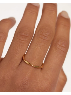 Кольцо женское PDPaola Spiral серебро 925 пробы покрытое золотом 750 пробы AN01-804