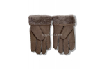 UGG Перчатки Кожаные Мужские Коричневые