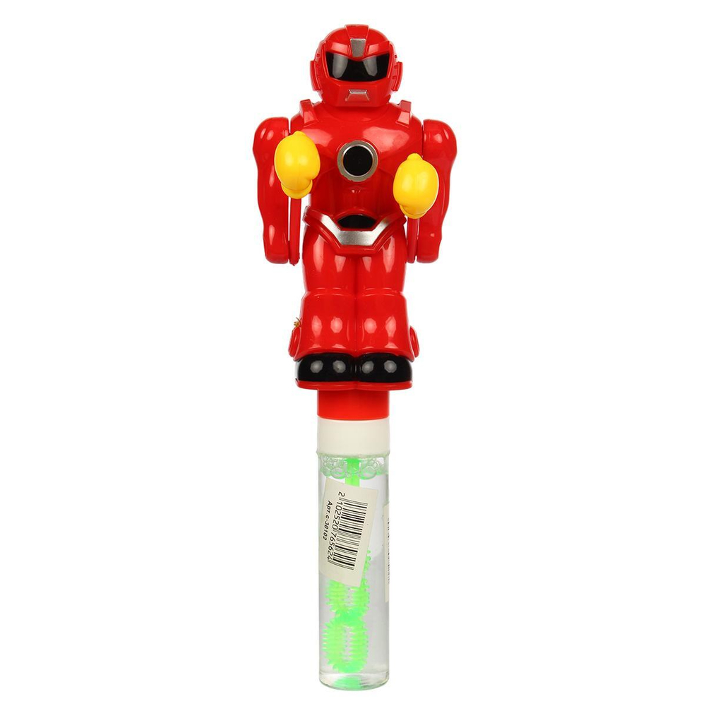 Мыльные пузыри Робот боксер, 21 см, 3 цвета микс,, с-30102