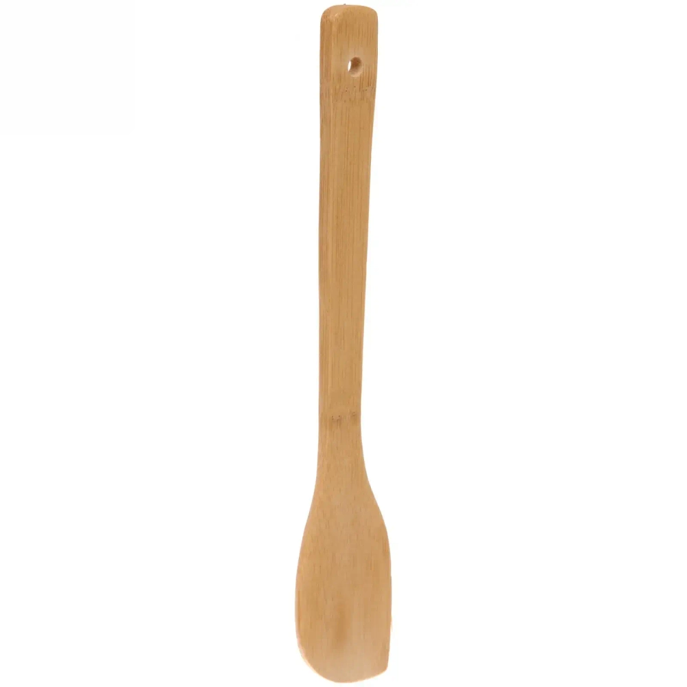 Лопатка бамбуковая скошенная 30*6см «Люблю готовить» Селфи