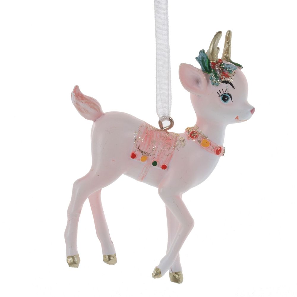 GAEM Изделие декоративное подвесное "Олень", L6 W3 H8 см, 3в.