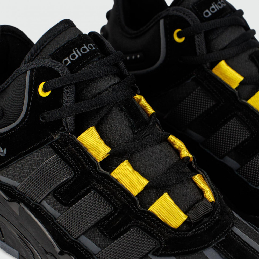 кроссовки Adidas Niteball Black / Yellow Winter