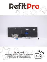 Клавиатура для Ноутбука Lenovo LenovoThinkPad P17 Gen 2 с подсветкой, раскладка - русская, черная (5M11C88885)