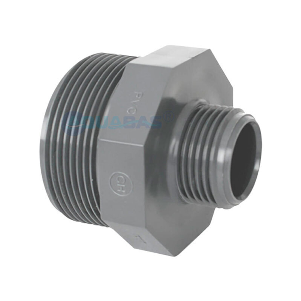 Переходник резьбовой 2" x 1 1/2" НР ниппель Aquaram (7208065)