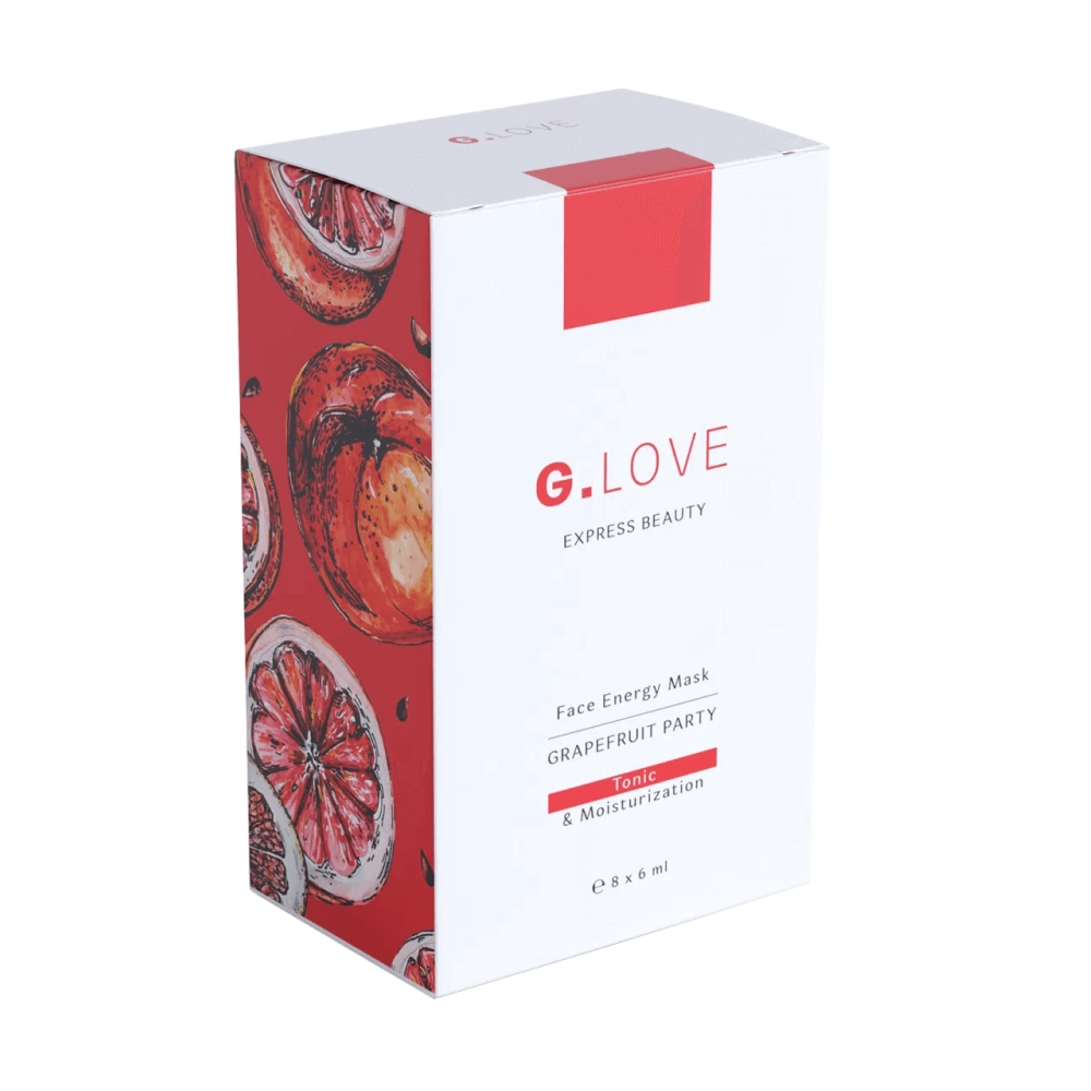 Маска для лица G.Love Face Energy Mask Grapefruit Party 8x6 мл