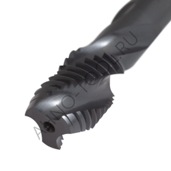 Метчик м/р М14х2,0 Р6М5/М2 DIN376 BLACK OXIDE, с винтовой канавкой, ТОЧИНТЕХ