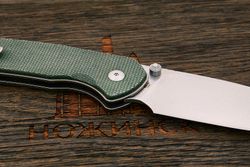 Нож складной CJRB Pyrite Large, клинок 92мм, сталь AR-RPM9, рукоять микарта