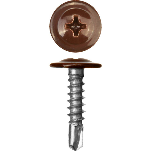 Полусфера Саморезы корич 4,2х16 СВЕРЛО