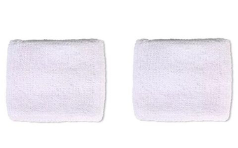 Напульсник теннисный Roland Garros Embroidered Logo Duo - белый