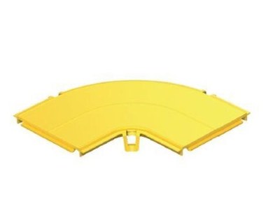 Крышка на горизонтальный поворот 90° оптического лотка 360 мм