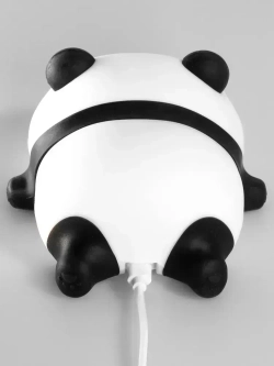 Детский ночник с таймером Панда силиконовый, беспроводной светильник для малышей