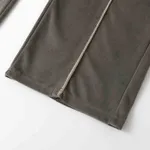 Брюки Ymkashix Велюровые Puff серые