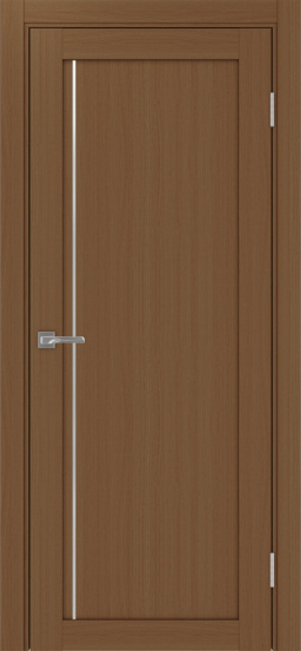 Межкомнатная дверь Optima Porte ТУРИН 565АППSC.11 Молдинг AL мат.хром