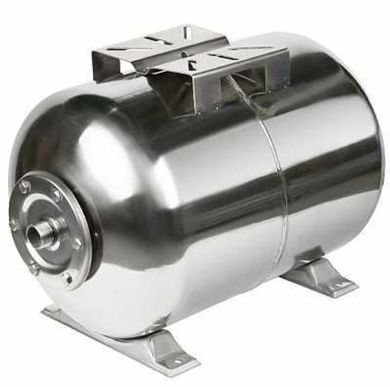 Гидроаккумулятор 100 л. Stream  горизонт нержавейка