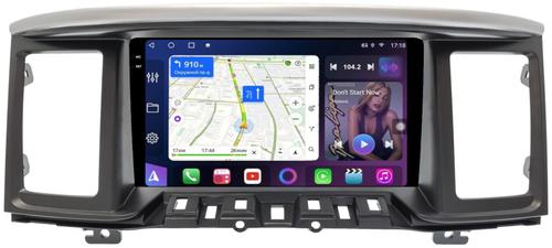 Магнитола для Nissan Pathfinder R52 2014-2017 (поддержка Bose и 360) - FarCar S500-TS10 монитор 9.5" QLED на Android 14, Быстрая, CarPlay, 4G SIM-слот