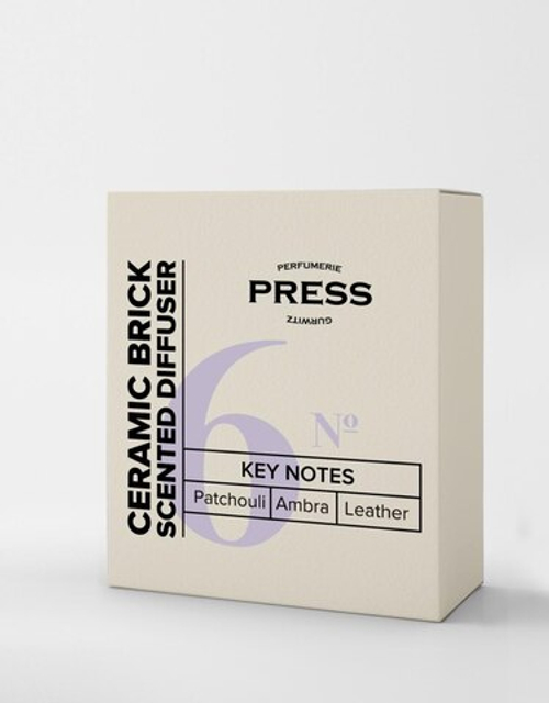 Аромасше №6 с нотами пачули, амбры и кожи Press Gurwitz Perfumerie