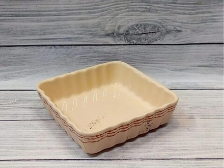 Форма для запекания квадратная Розовая волна 1.5 л 23*23 см