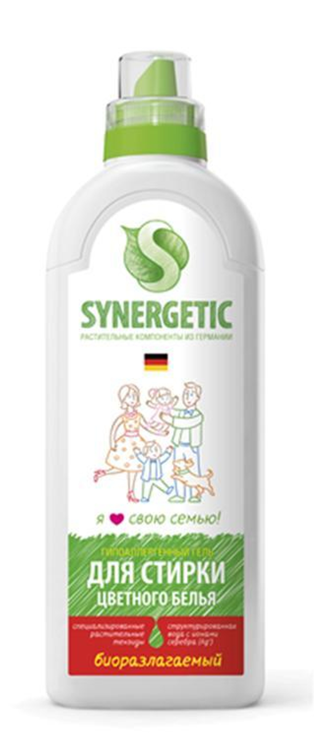 Synergetic Средство для стирки цветного белья гель 750 мл