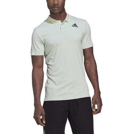 Мужское теннисное поло Adidas Tennis Freelift Polo - зеленый
